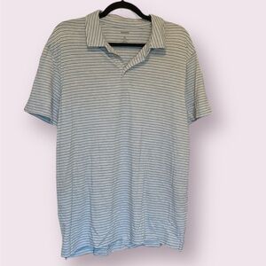 Sonoma Polo, Light Blue, Striped